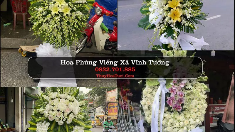 Đặt Vòng Hoa Chia Buồn tại Xã Vĩnh Tường, Phú Thọ