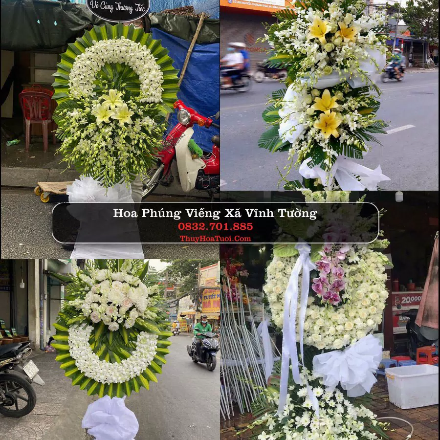 Đặt Vòng Hoa Chia Buồn tại Xã Vĩnh Tường, Phú Thọ