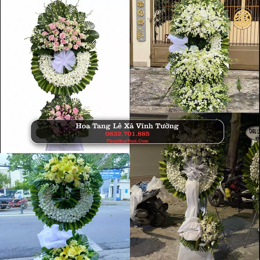 Vòng hoa chia buồn Xã Vĩnh Tường - ThuyHoaTuoi.Com