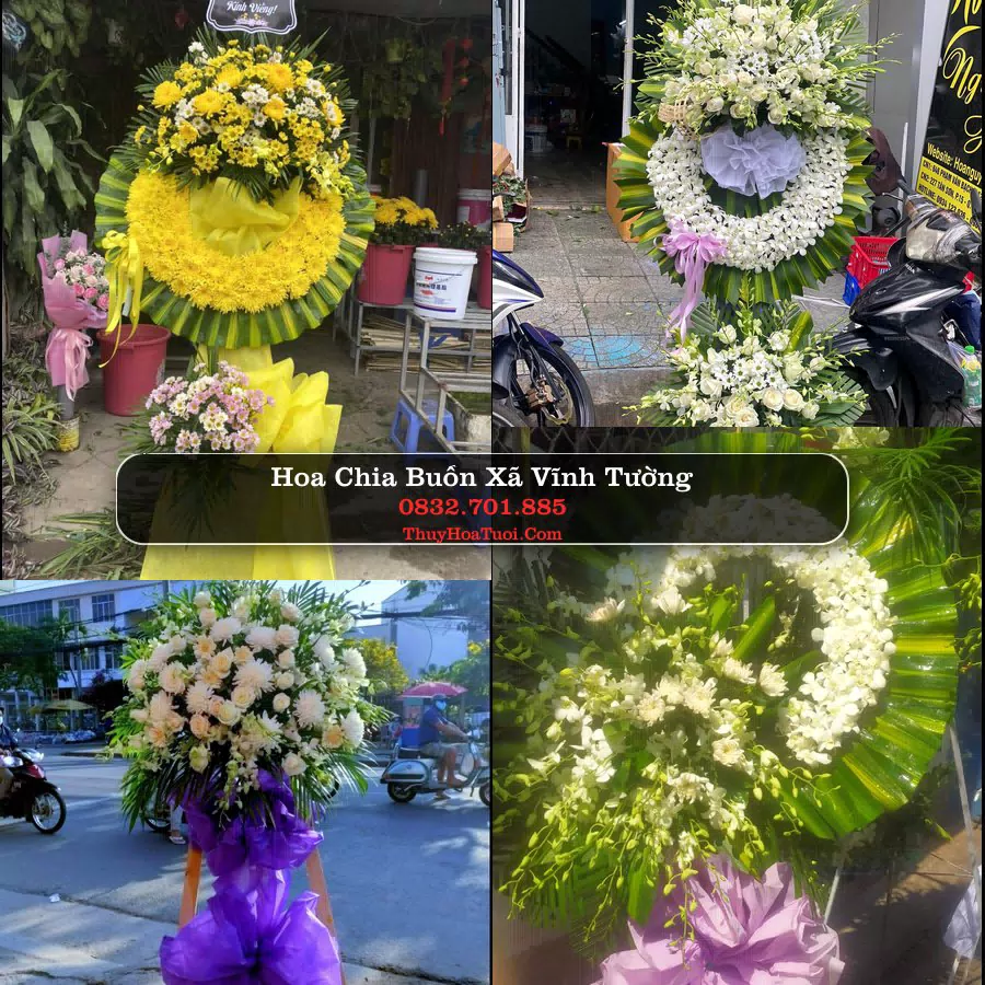 Kệ hoa tang lễ giao tại Xã Vĩnh Tường, Phú Thọ