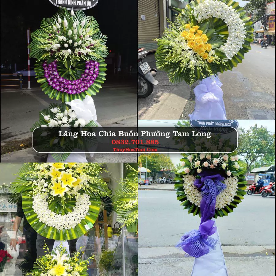 Kệ hoa tang lễ giao tại Phường Tam Long, TP.HCM