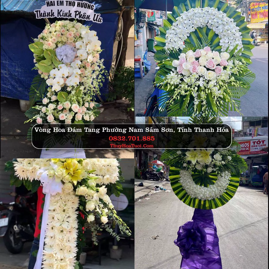 Đặt Hoa Chia Buồn tại Phường Nam Sầm Sơn, Thanh Hóa