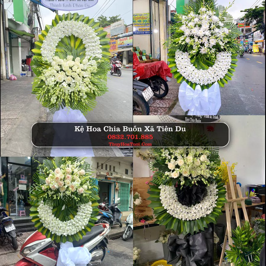 Vòng hoa chia buồn Xã Tiên Du - ThuyHoaTuoi.Com