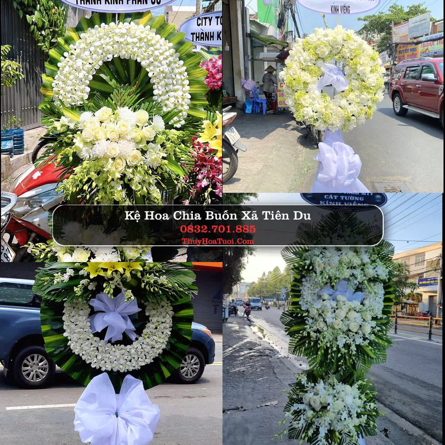 Kệ hoa tang lễ giao tại Xã Tiên Du, Bắc Ninh