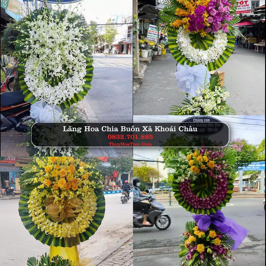Vòng hoa chia buồn Xã Khoái Châu - ThuyHoaTuoi.Com