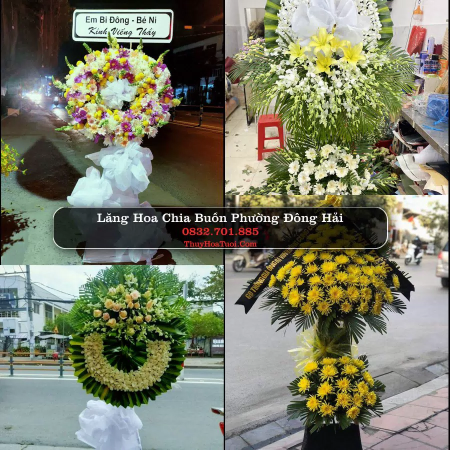 Vòng hoa chia buồn Phường Đông Hải - ThuyHoaTuoi.Com