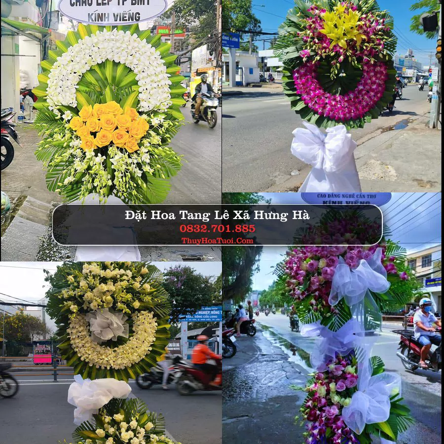 Vòng hoa chia buồn Xã Hưng Hà - ThuyHoaTuoi.Com