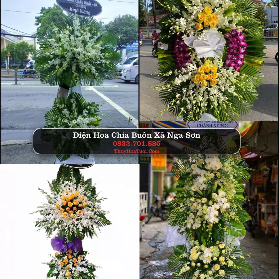 Kệ hoa tang lễ giao tại Xã Nga Sơn, Thanh Hóa