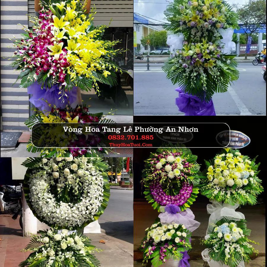 Kệ hoa tang lễ giao tại Phường An Nhơn, Gia Lai