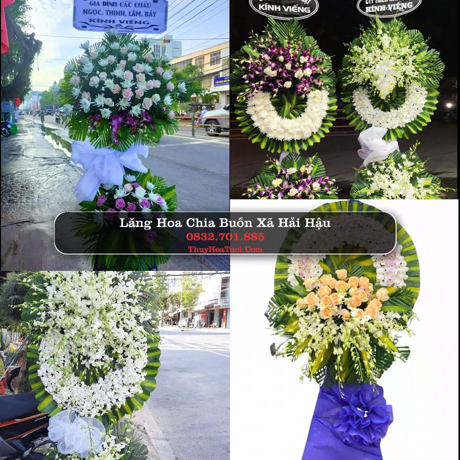 Kệ hoa tang lễ giao tại Xã Hải Hậu, Ninh Bình