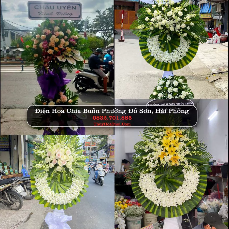 Vòng hoa chia buồn Phường Đồ Sơn - ThuyHoaTuoi.Com