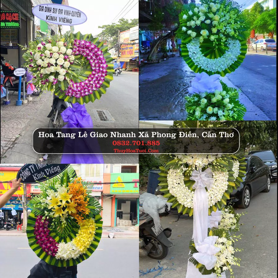 Vòng hoa chia buồn Xã Phong Điền - ThuyHoaTuoi.Com