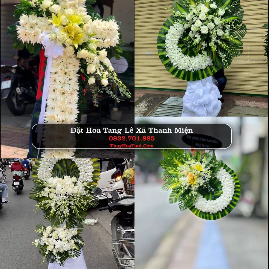 Đặt Vòng Hoa Tang Lễ tại Xã Thanh Miện, Hải Phòng