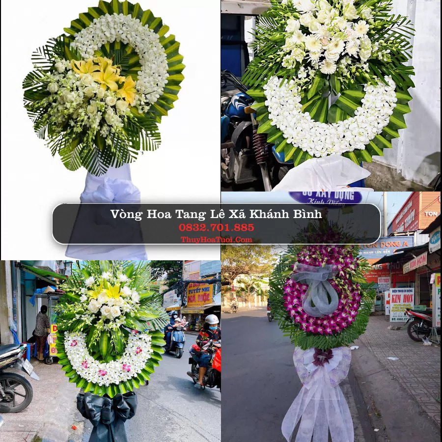 Kệ hoa tang lễ giao tại Xã Khánh Bình, An Giang