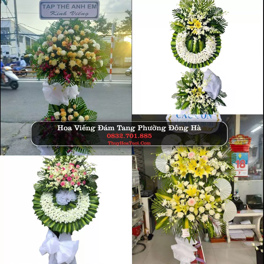 Đặt Vòng Hoa Tang Lễ tại Phường Đông Hà, Quảng Trị