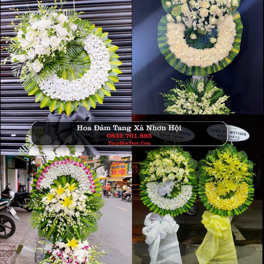 Đặt Vòng Hoa Chia Buồn tại Xã Nhơn Hội, An Giang