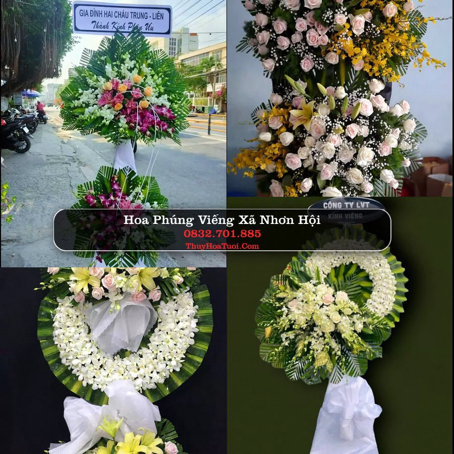 Kệ hoa tang lễ giao tại Xã Nhơn Hội, An Giang