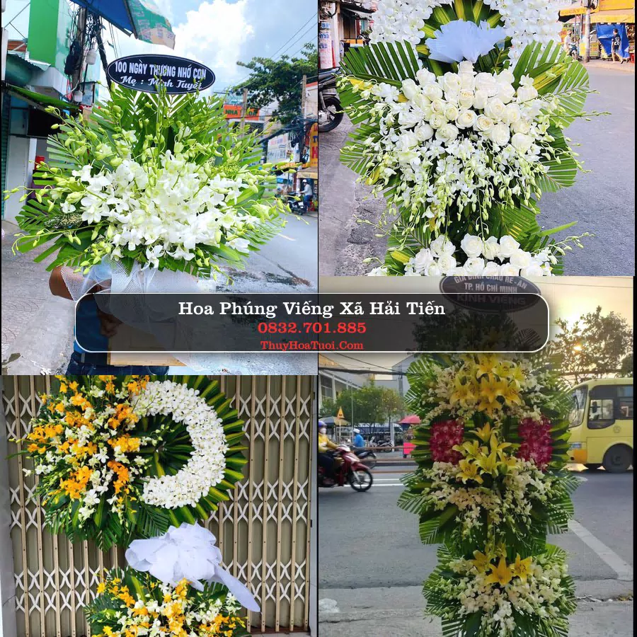 Đặt Vòng Hoa Chia Buồn tại Xã Hải Tiến, Ninh Bình