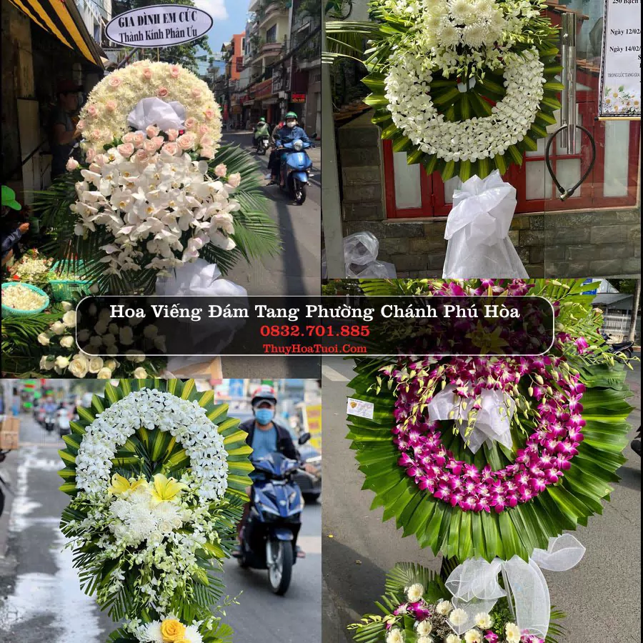 Đặt Vòng Hoa Chia Buồn tại Phường Chánh Phú Hòa, TP.HCM