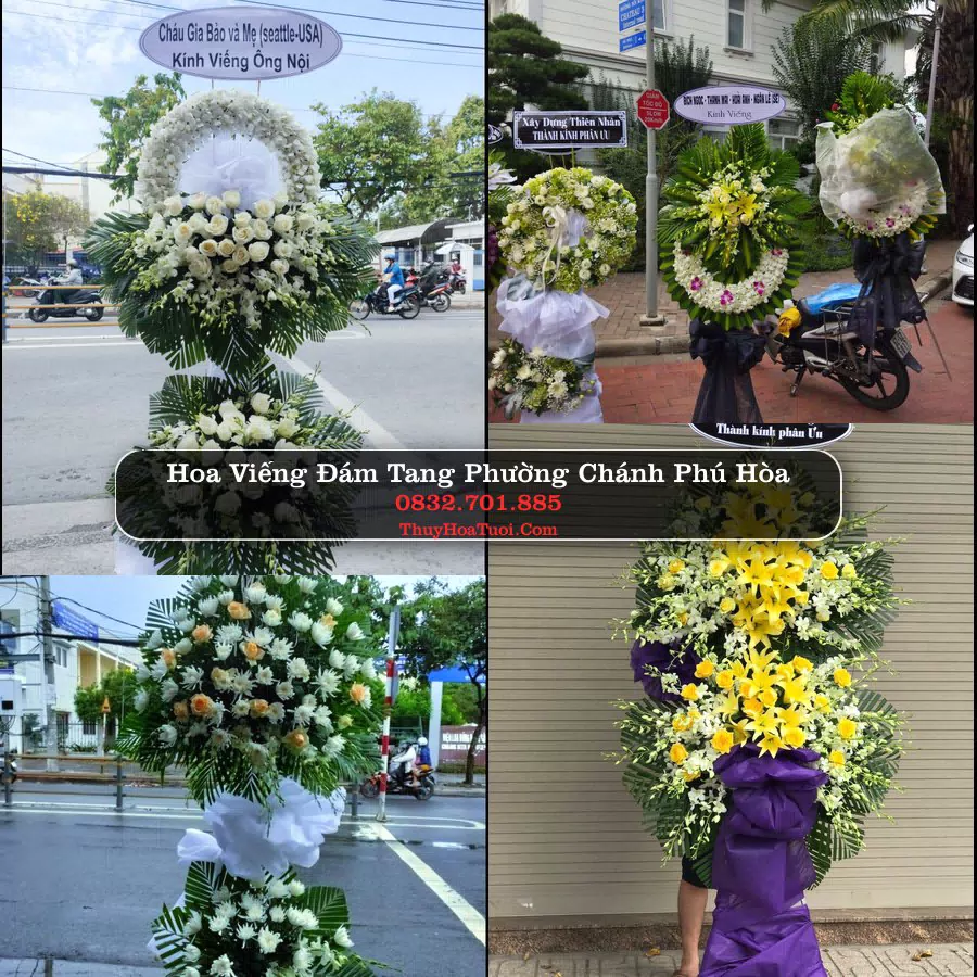 Kệ hoa tang lễ giao tại Phường Chánh Phú Hòa, TP.HCM