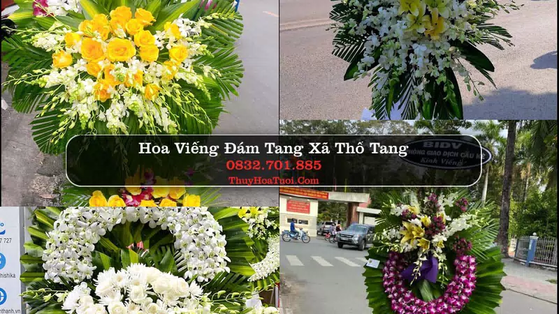 Đặt Hoa Chia Buồn tại Xã Thổ Tang, Phú Thọ