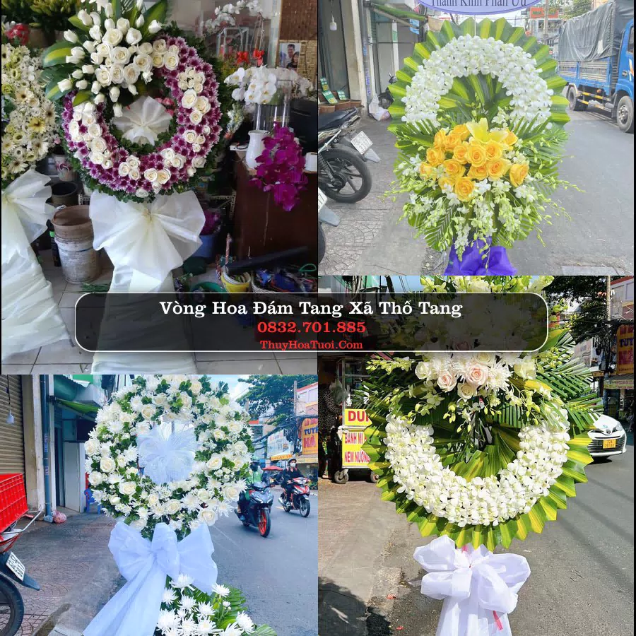 Kệ hoa tang lễ giao tại Xã Thổ Tang, Phú Thọ