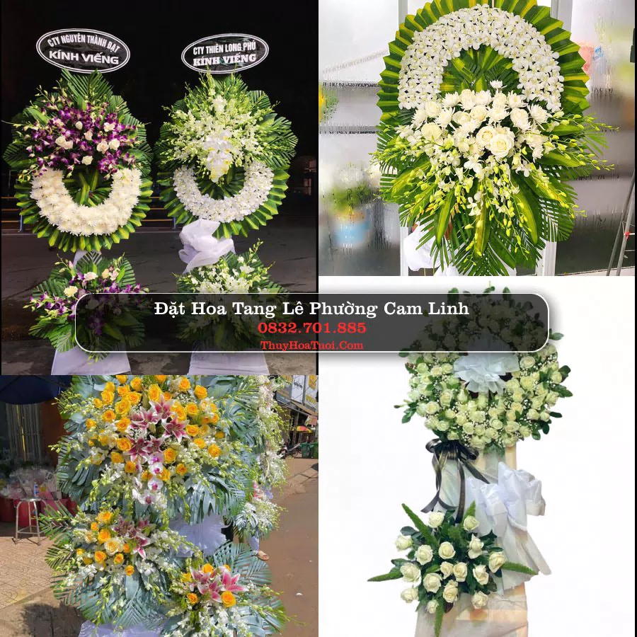Đặt Hoa Tang Lễ tại Phường Cam Linh, Khánh Hòa