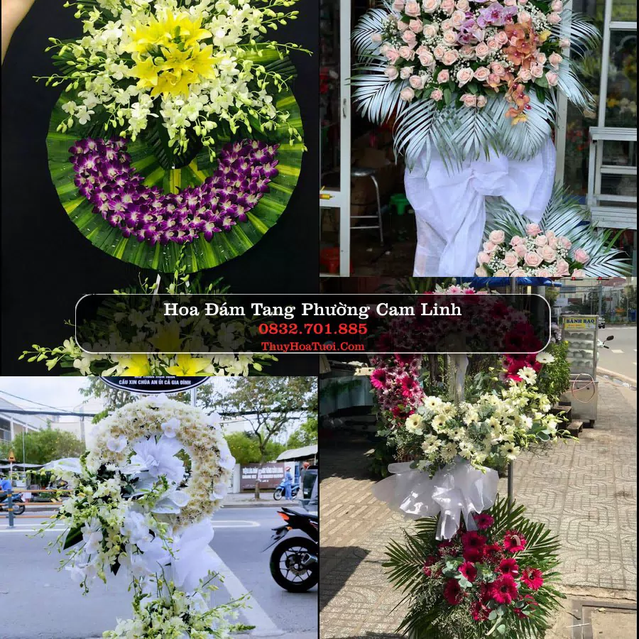 Kệ hoa tang lễ giao tại Phường Cam Linh, Khánh Hòa