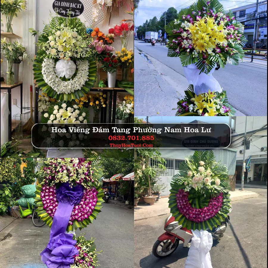 Đặt Vòng Hoa Chia Buồn tại Phường Nam Hoa Lư, Ninh Bình