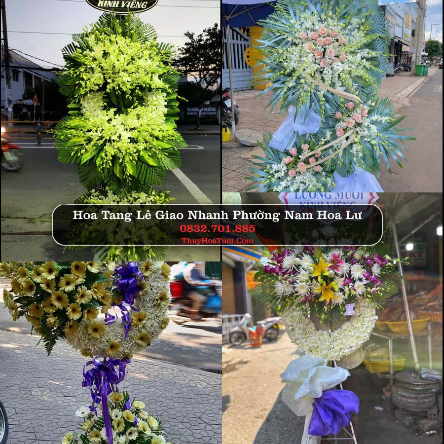 Kệ hoa tang lễ giao tại Phường Nam Hoa Lư, Ninh Bình