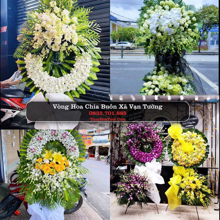 Kệ hoa tang lễ giao tại Xã Vạn Tường, Quảng Ngãi