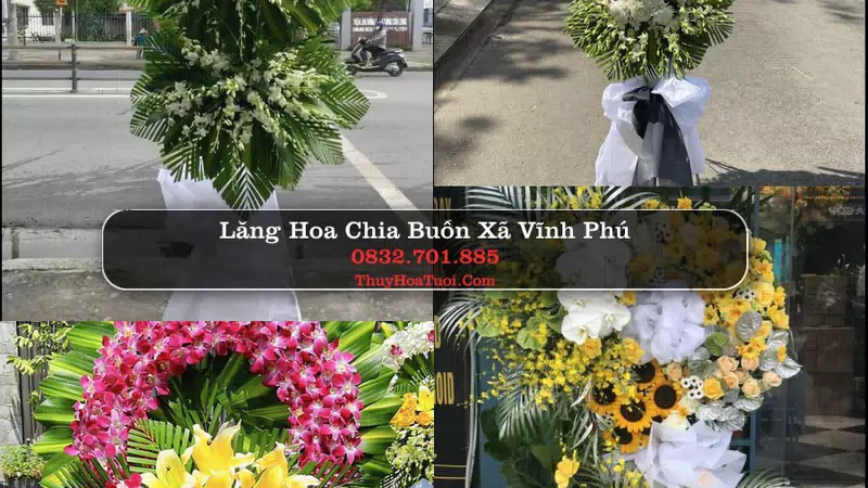 Đặt Vòng Hoa Chia Buồn tại Xã Vĩnh Phú, Phú Thọ