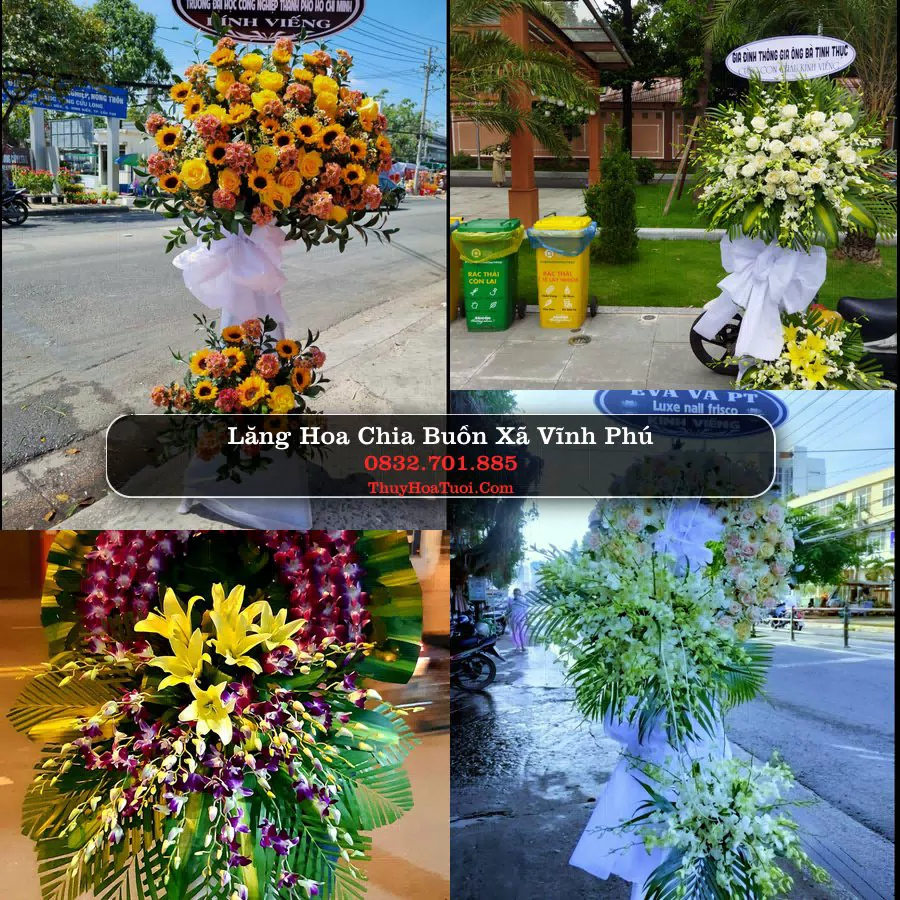 Kệ hoa tang lễ giao tại Xã Vĩnh Phú, Phú Thọ
