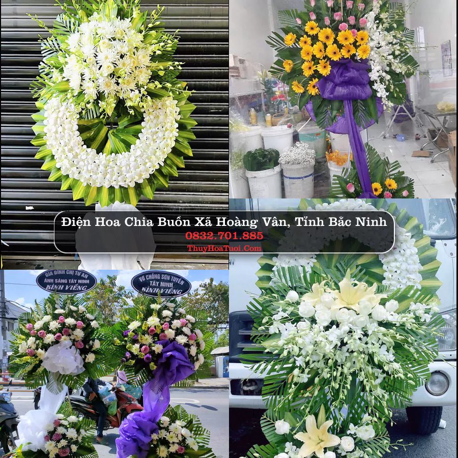 Kệ hoa tang lễ giao tại Xã Hoàng Vân, Bắc Ninh