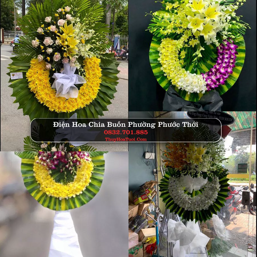 Vòng hoa chia buồn Phường Phước Thới - ThuyHoaTuoi.Com