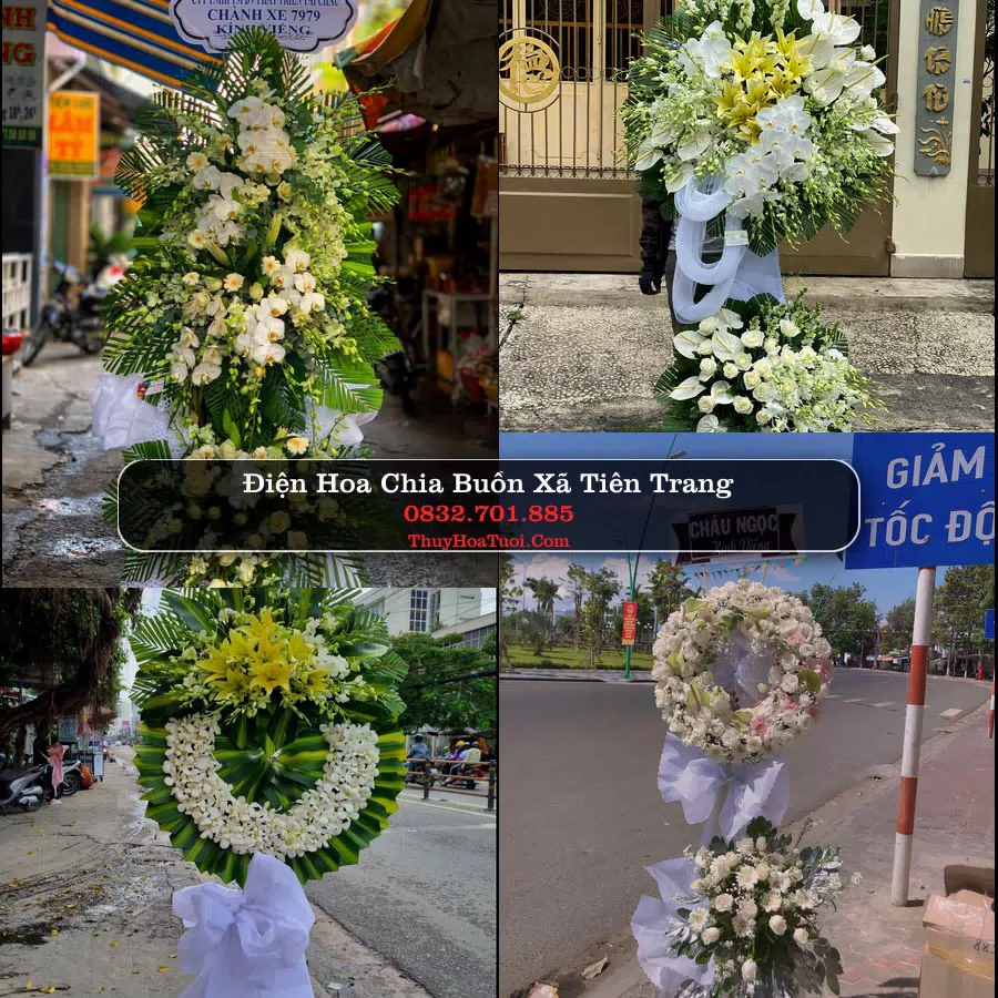 Kệ hoa tang lễ giao tại Xã Tiên Trang, Thanh Hóa