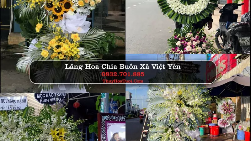 Đặt Hoa Tang Lễ tại Xã Việt Yên, Hưng Yên
