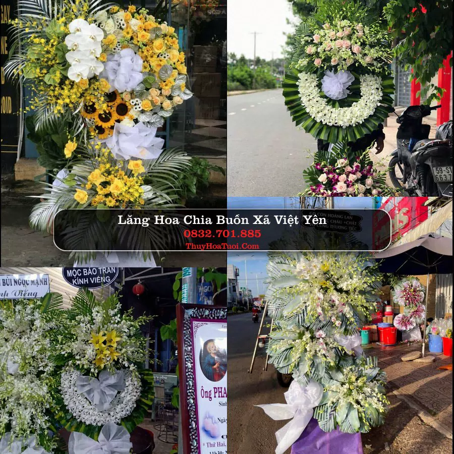 Đặt Hoa Tang Lễ tại Xã Việt Yên, Hưng Yên