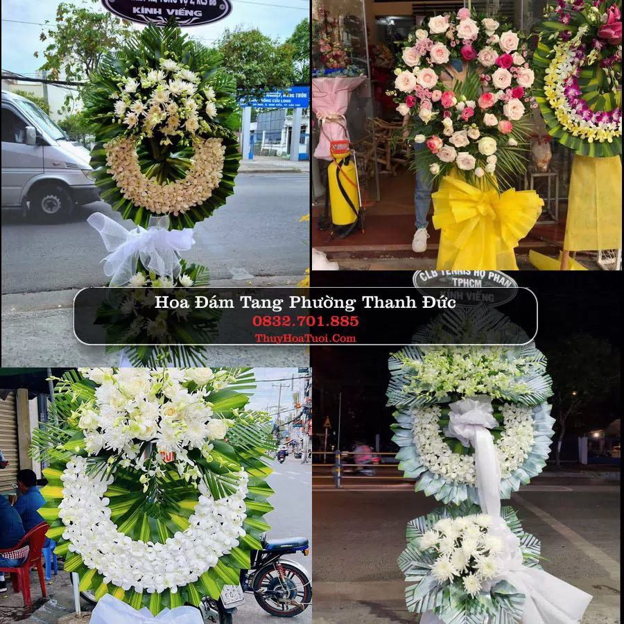 Đặt Vòng Hoa Tang Lễ tại Phường Thanh Đức, Vĩnh Long