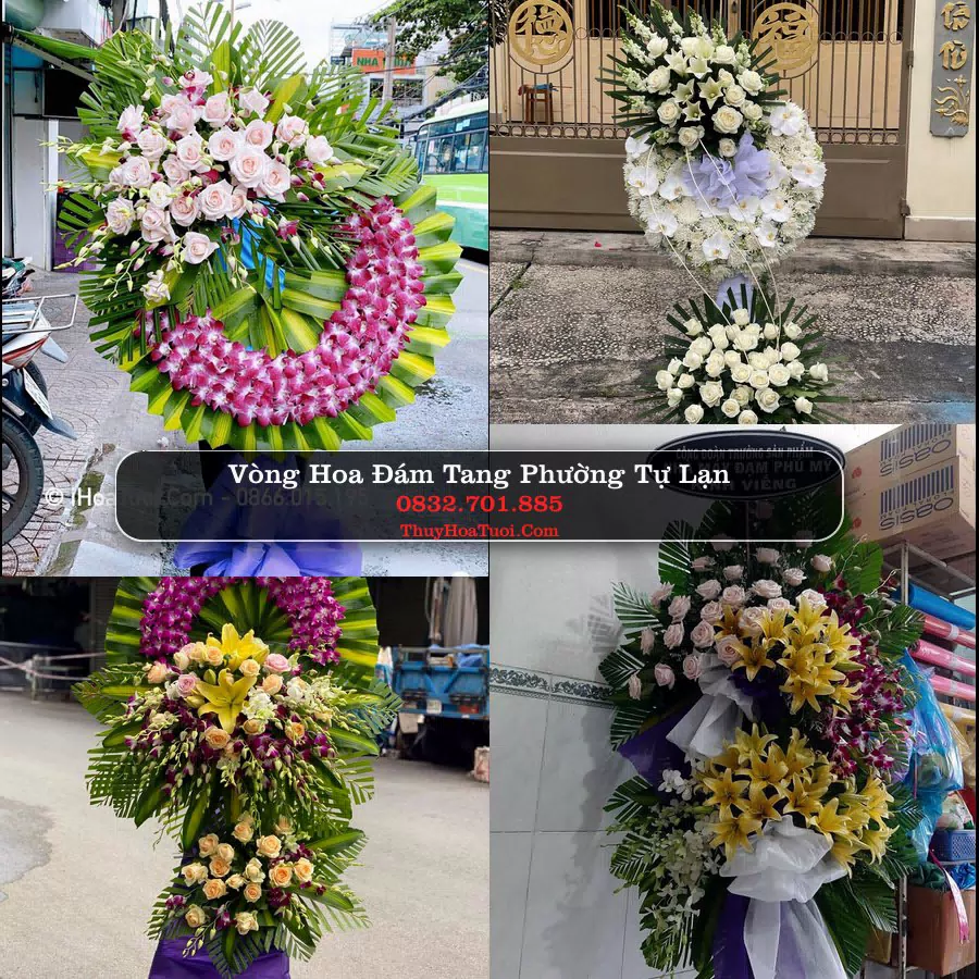 Kệ hoa tang lễ giao tại Phường Tự Lạn, Bắc Ninh