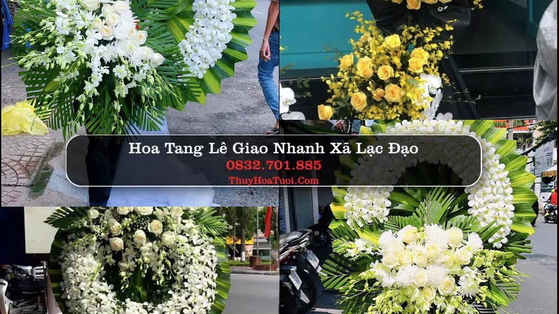Đặt Hoa Tang Lễ tại Xã Lạc Đạo, Hưng Yên