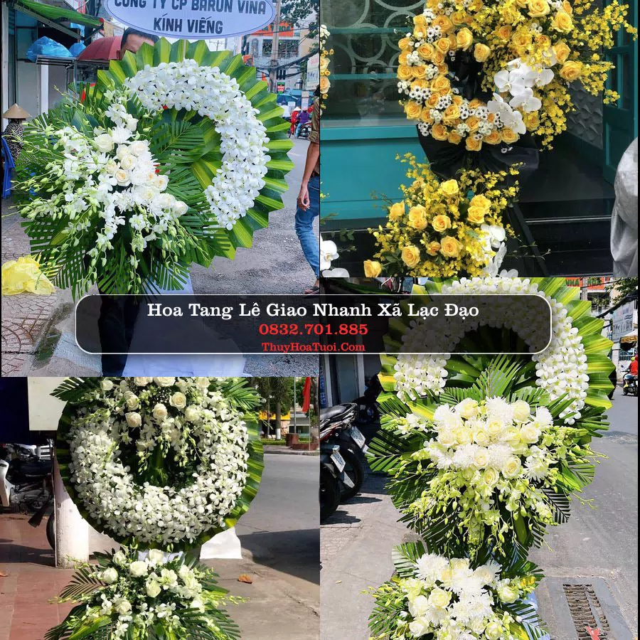 Đặt Hoa Tang Lễ tại Xã Lạc Đạo, Hưng Yên