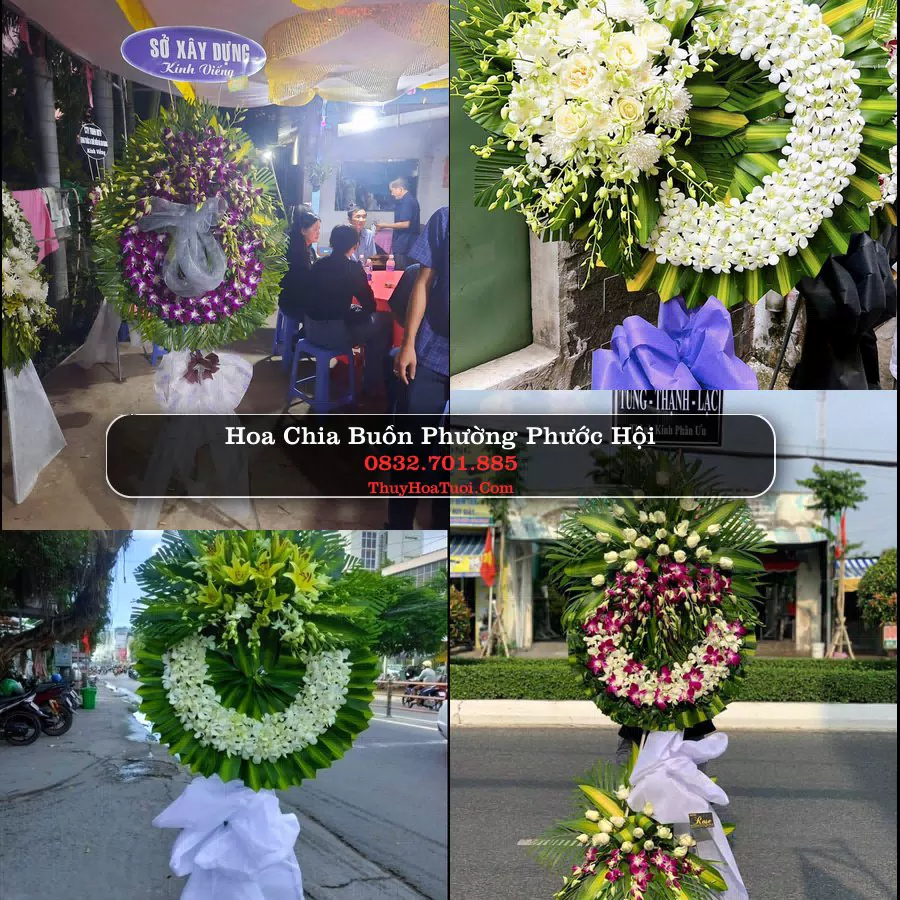 Vòng hoa chia buồn Phường Phước Hội - ThuyHoaTuoi.Com