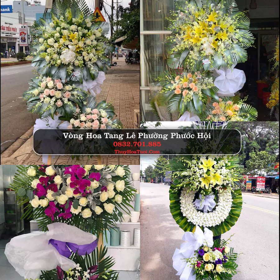 Kệ hoa tang lễ giao tại Phường Phước Hội, Lâm Đồng