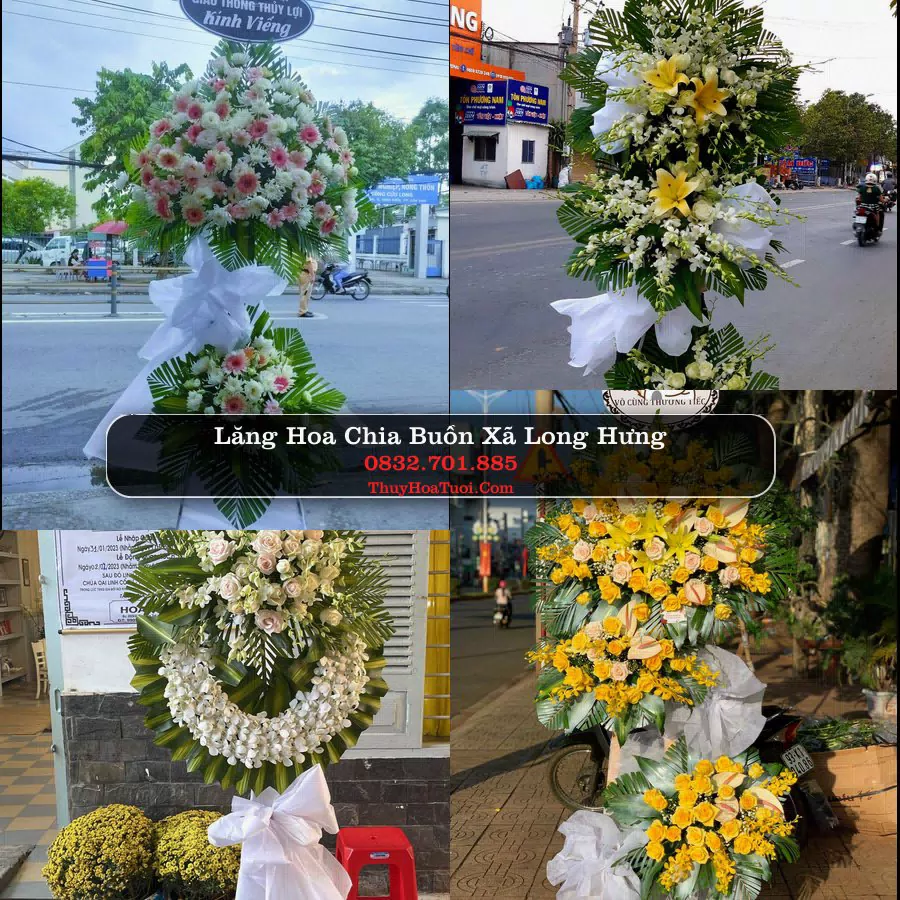 Kệ hoa tang lễ giao tại Xã Long Hưng, Hưng Yên