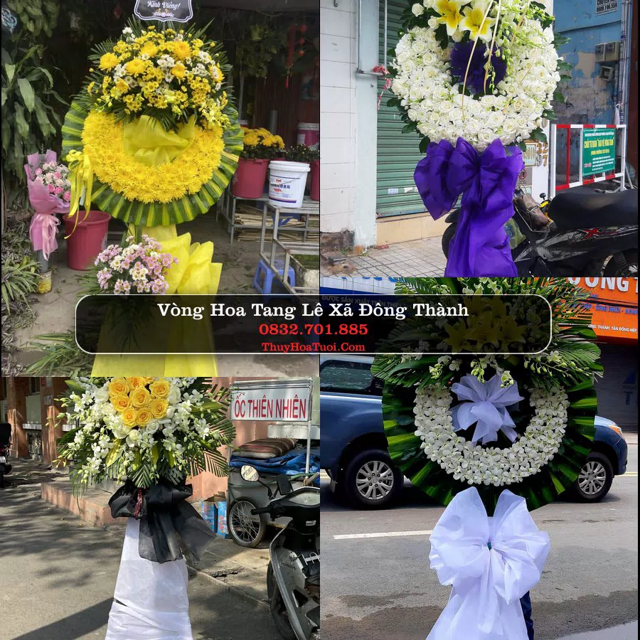 Vòng hoa chia buồn Xã Đông Thành - ThuyHoaTuoi.Com