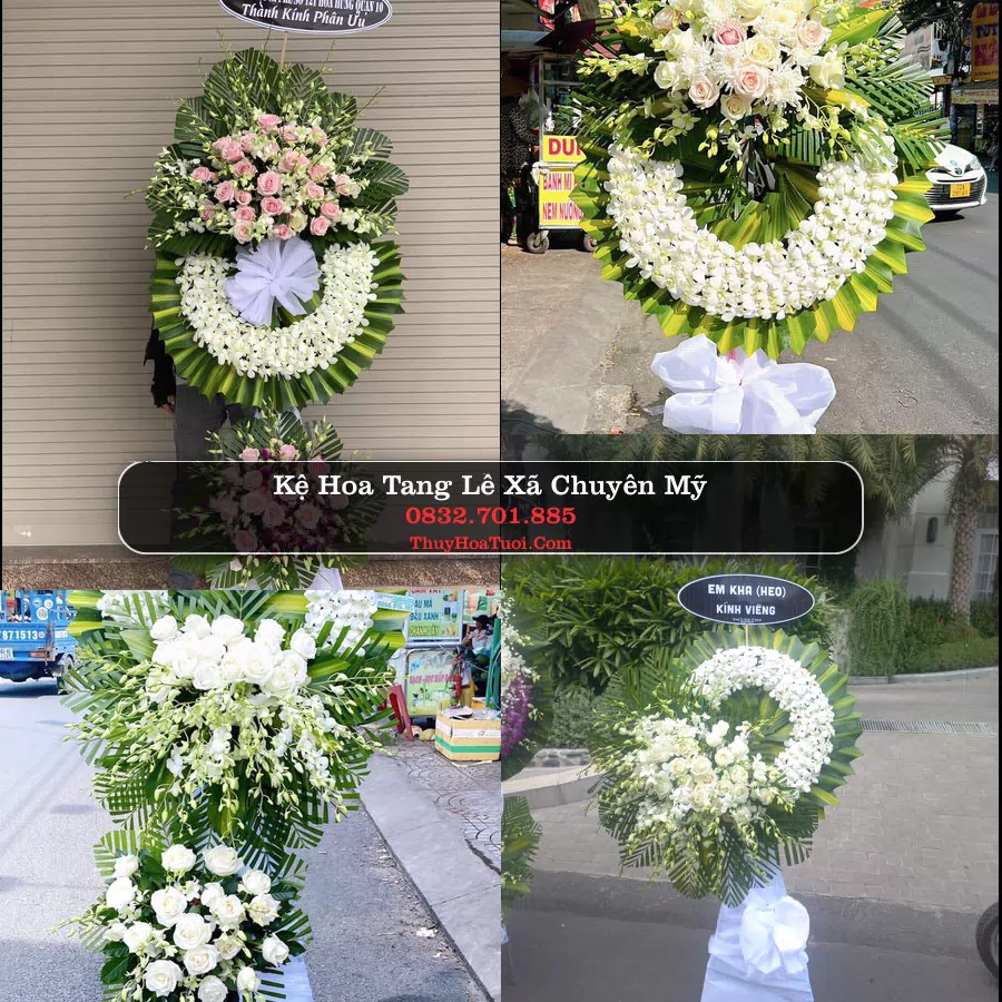 Kệ hoa tang lễ giao tại Xã Chuyên Mỹ, Hà Nội