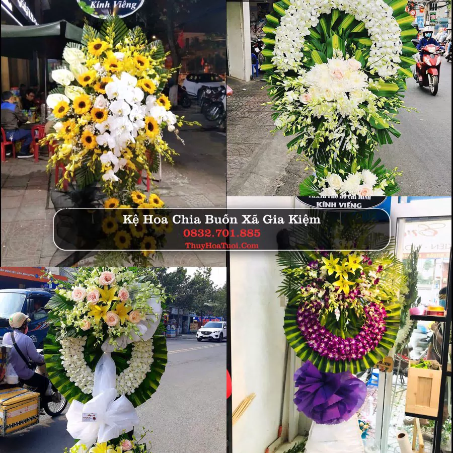 Kệ hoa tang lễ giao tại Xã Gia Kiệm, Đồng Nai
