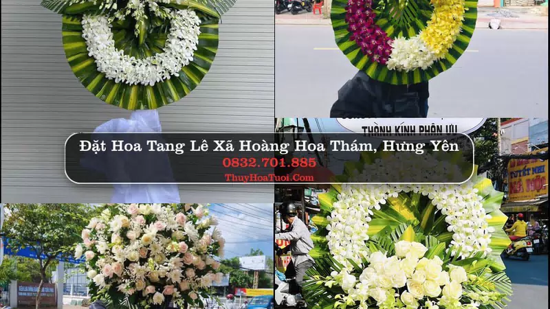 Đặt Hoa Tang Lễ tại Xã Hoàng Hoa Thám, Hưng Yên