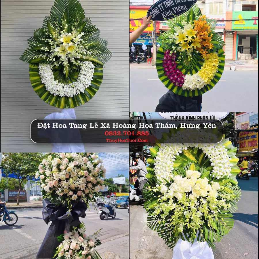 Đặt Hoa Tang Lễ tại Xã Hoàng Hoa Thám, Hưng Yên